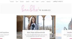 Desktop Screenshot of baublestobubbles.com
